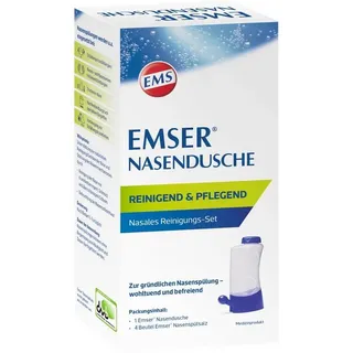 EMSER Nasendusche mit 4 Btl. Nasenspülsalz 1 St.