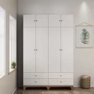 OTTO home Kleiderschrank Oslo 160 x 240 x 52 cm Weiß