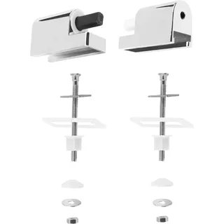 CORNAT Befestigungssatz – Edelstahl & Kunststoff – Ersatz-Teile | Passend für Cornat WC-Sitz Tarox und Roda – Befestigungssystem – Befestigungs-Set – Zubehör – praktisch – einfache Handhabung