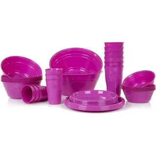 Party-Spielzeug-Set aus Plastik, 38 Teile, Fuchsia - Fuchsia