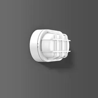 RZB Alu-Lux oval, 8 W, 430 lm, 830, weiß, on/off Decken- und Wandleuchten, L 258 B 148 H 95, 135°/120°, Glas klar 582063.002