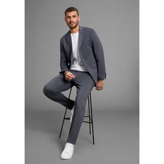 Bruno Banani Anzug »Jersey« Sakko & Hose, normal, elastische Qualität, blau