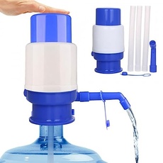 Wasserflaschen Pumpe Handpresse Wasserpumpe Tragbare Flaschenwasserpumpe Kunststoff Manuelle Handpresse Trinkwasserspender Wasserspender für Trinkwasser