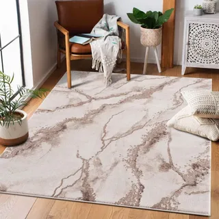 Carpet City »Chic« rechteckig 11 mm Höhe Kurzflor, Abstrakt, Marmor, Modern, Weicher Flor,