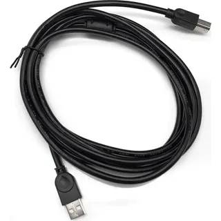 USB Kabel Drucker Druckerkabel Scanner Anschluss kompatibel für HP LaserJet Pro C5J91A, MFP M148dw - Schwarz