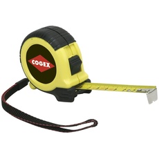Cogex 46234 Bandmaß 2 Materialien in Gehäuse und Double Lock