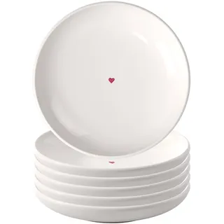 Villeroy & Boch Brotteller With Love 16 cm weiß 6er Set