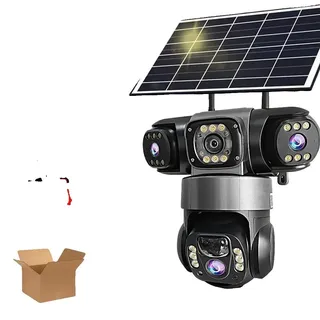 Kamera, WLAN-Konnektivität, Solar betrieben, WiFi Solar Cam Add 128G Karte