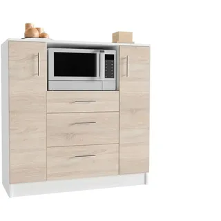 VCM Unterschrank Küchenschrank Esilo 109 x 40 x 110 cm Braun