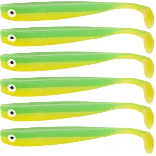 bigbait Zanderbait 9cm Reaktor, Angelköder, Kunstköder, Zanderbait, Zanderköder, Softbait, Gummifisch, Gummiköder, Lieferumfang 6 Stück.