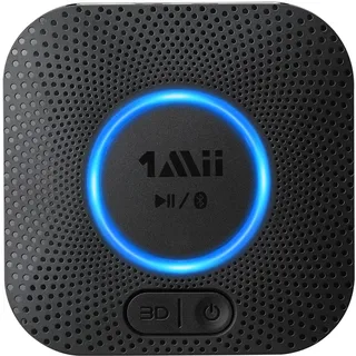 1Mii B06 Plus Bluetooth HiFi Empfänger, Drahtloser Audio Adapter, aptX HD aptX-Adaptive Bluetooth 5.3 Receiver mit 3D Surround arbeitet mit Smartphones und Tablets für Stereoanlage Lautsprecher