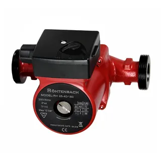 Zirkulationspumpe Rohtenbach 25–40/180 für Zentralheizung