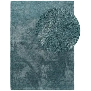 benuta Nest Hochflorteppich Melvin waschbar 120/170 cm , Kunststoff , Uni , Rechteckig , 120x170 cm , Oeko-Tex® Standard 100 , für Fußbodenheizung geeignet, in verschiedenen Größen erhältlich, waschbar, pflegeleicht , Teppiche und Böden, Teppiche, Hochflorteppiche & Shaggys