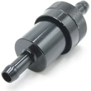 JMP Benzinfilter Aluminium schwarz universal