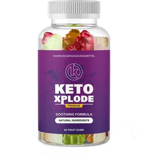 Ketoxplode Gummibärchen zum Abnehmen Fruchtgummi 60 St