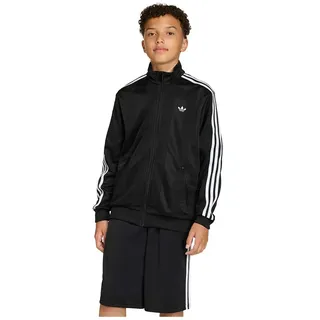Adidas Originals Firebird Loose Jacquard Reißverschlusspullover - Black / White - 13-14 Jahre