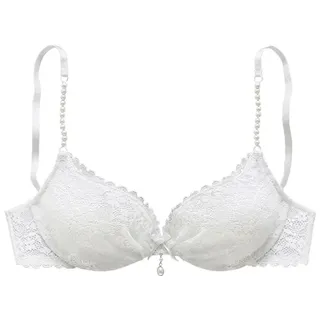 LASCANA Push-up-BH Damen weiß Gr.70C