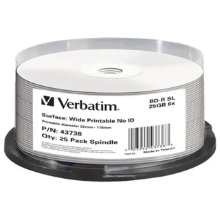 Verbatim 43738 Blu-ray BD-R 25 GB 25 St. Spindel