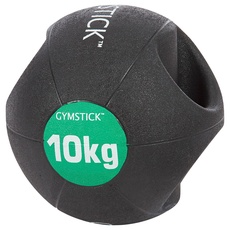 Gymstick Medizinball mit Griffen, ø 25 cm, 10 kg (farblich sortiert)