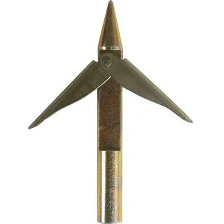 Cressi 1946 Erwachsene Harpune Mit 2 Rostfreiem Stahl Widerhaken Mach Spear Head, Silber, Uni, FA390004