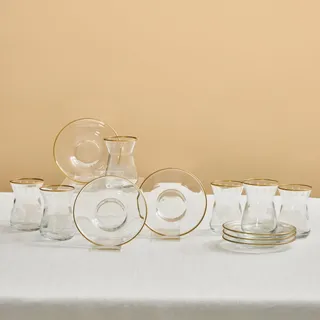 KARACA GENT TEESERVICE, 12-TEILIG, GOLD