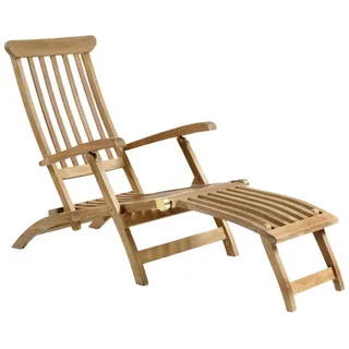 Brafab Jackson Liegestuhl Teak klappbar natur