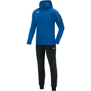 JAKO Trainingsanzug Herren & Damen Polyester Classico mit Kapuze Royal 4XL - Jogginganzug 2-teilig für Sport und Alltag, Jogginghose & Trainingsjacke