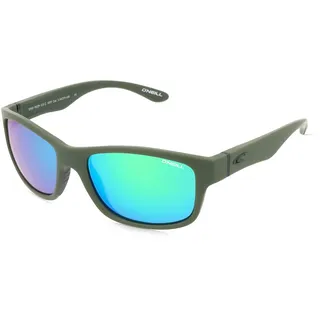 O'Neill Ons 9029 2.0 Unisex-Sonnenbrille Vollrand Quadratisch Kunststoff-Gestell, grün