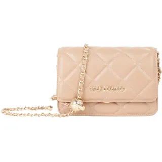 Valentino Ocarina Flap Bag Umhängetasche Polyurethan Beige