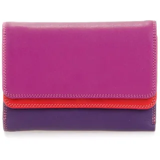 MyWalit Double Flap Wallet Geldbörse Leder 13 cm sangria multi