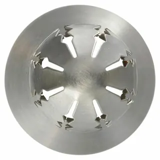 Birkmann Tufftülle Gezackt #111, Spritztülle, Garniertülle, Backzubehör, Edelstahl, Ø 2.5 cm, 411647 - Silber