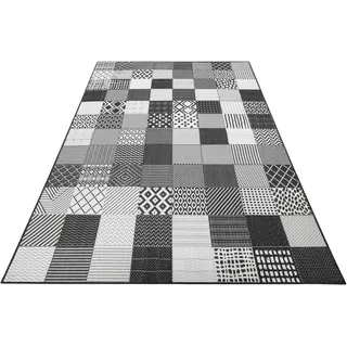 Esprit Chester Outdoorteppich 120 x 170 cm Schwarz/Weiß