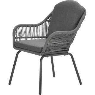Garden Impressions Triton Dining Stuhl - Rope Mid Grey - Grau