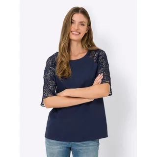 heine Spitzenshirt »Shirt« 1 Stk. tlg., blau