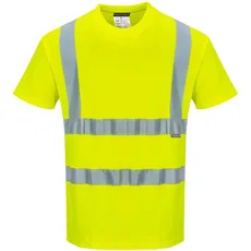 Bild von Baumwoll-Comfort-Warnschutz-Kurzarmshirt, Größe: S, Farbe: Gelb, S170YERS
