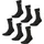 Tennissocken 6er Pack Schwarz 39-42