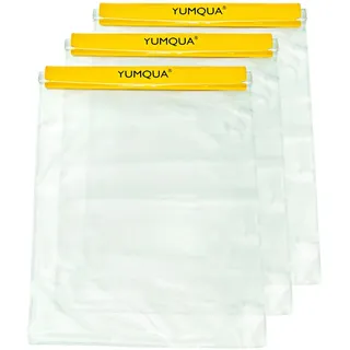 YUMQUA wasserdichte Beutel, wasserdichte Tasche für Kamera Handy Dokument, Geeignet für Reisen Kajakfahren Bootfahren Wandern Wassersport, Gelb