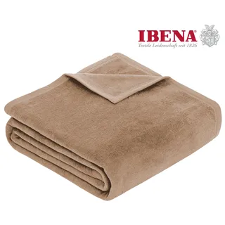 IBENA Porto Kuscheldecke 150 x 200 cm schlamm