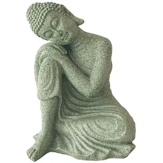 Garneck Schlafende Buddha Figur Für Aquarium – Meditierende Buddha Statue Als Stilvolle Deko Für Ihr Zuhause Und Garten – Liegender Buddha Für Entspannende Atmosphäre Im Aquarium