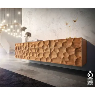 DeLife Solu Lowboard 175 cm Braun Holz