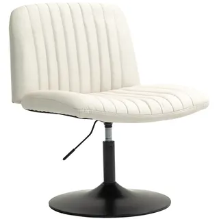 Svita EMILY Loungesessel höhenverstellbar drehbar mit Stoffbezug Beige