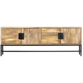 vidaXL TV-Schrank 140x30x50 cm Massivholz Mango