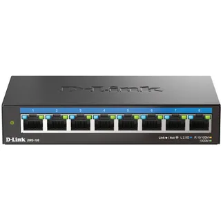 D-Link DMS-108 5-Port Multi-Gigabit Unmanaged Destop Switch