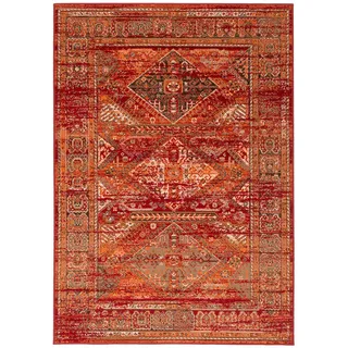 Pergamon Designer Teppich 140 x 200 cm Rot
