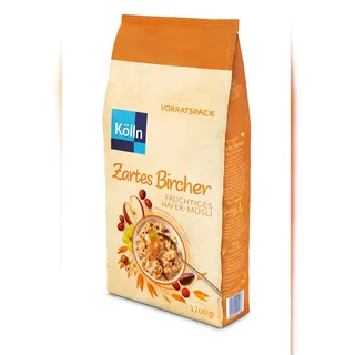 Kölln Bircher Fruchtiges Hafer Müsli Fruchtmischung 1700g