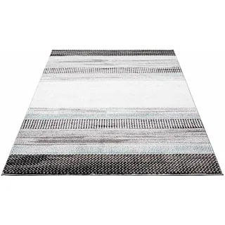 Carpet City Teppich »Moda 1142«, rechteckig, 11 mm Höhe, Kurzflor, Wohnzimmer, blau