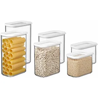 Mepal MODULA Vorratsdosen 6er Set weiß - Weiß