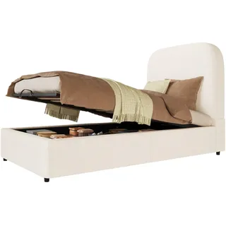 stilvora Polsterbett 90 x 200 cm Beige
