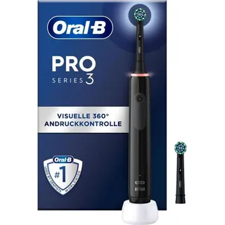 Oral-B Pro 3 3000 schwarz + Aufsteckbürste 1 St.