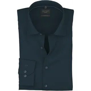 Olymp Langarmhemd »No. Six« Businesshemd, Kentkragen, super slim fit